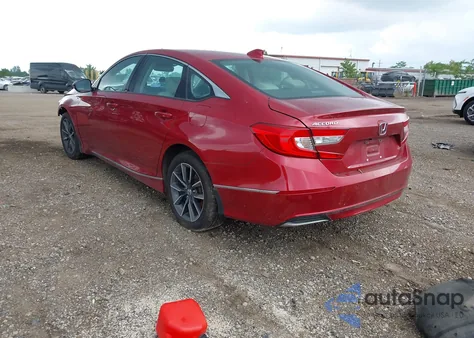 2021 Honda Accord Ex-L из США, поврежденный, VIN 1HGCV1F58MA048841